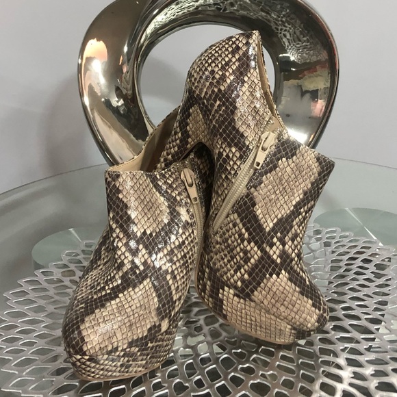 Python Heeled Boots - Picture 2 of 5